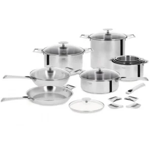 soldes pas cher Faitout Casteline Ø 22 Cm Manche Amovible Inox Cristel 10