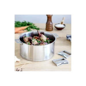 REMISE allant Faitout Ø 24 Cm Strate Amovible Inox Cristel 9