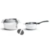 vente en ligne De Buyer Lot De 4 Casseroles Twisty + 1 Queue + 2 Anses Noires 16