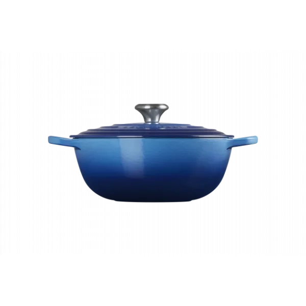 boutique en ligne Marmite En Fonte 26 Cm Azur Le Creuset Signature 3