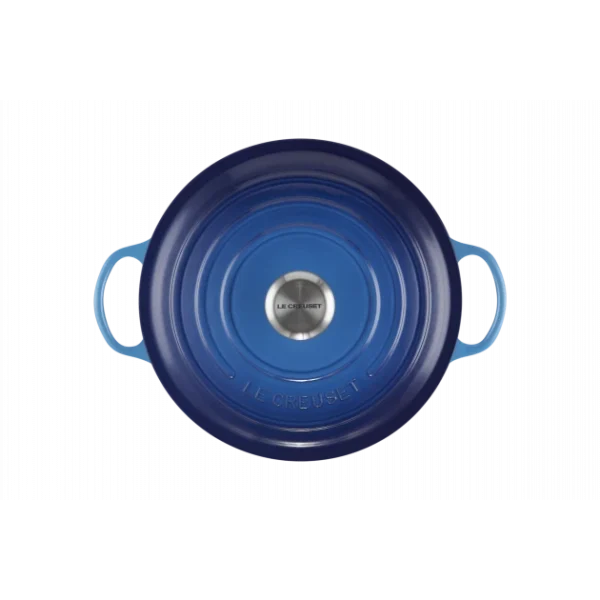 boutique en ligne Marmite En Fonte 26 Cm Azur Le Creuset Signature 4