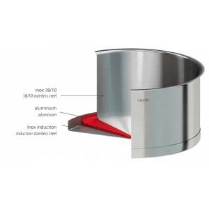 Meilleur Prix Marmite Ø 20 Cm Strate Amovible Inox Cristel 6