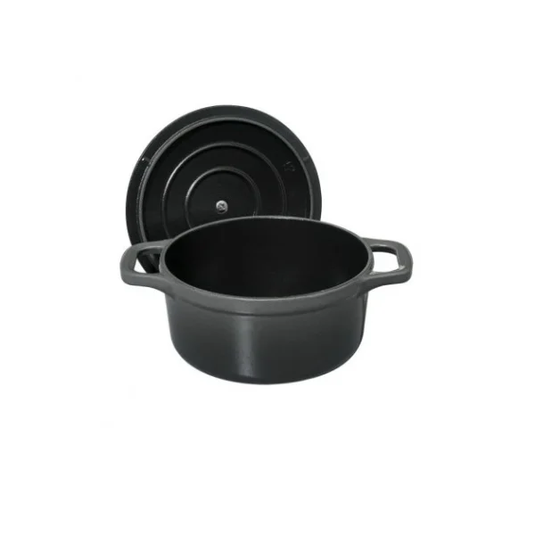 mode Mini Cocotte En Fonte Ronde 10 Cm Caviar Chasseur 4