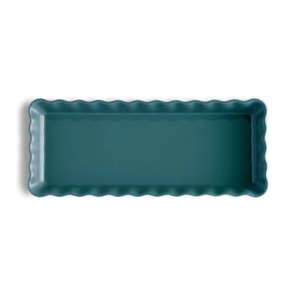 Offres 👍 Moule à Tarte Rectangulaire en Céramique 15 x 36 cm Feu Doux Emile Henry 😉 marques pas cher 3