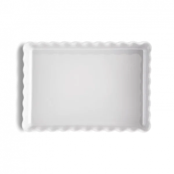 Promo 🧨 Moule à Tarte Rectangulaire en Céramique 33,5 x 24 cm Farine Emile Henry 🔔 soldes en ligne 3