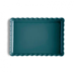 Retour Facile et Gratuit Budget 🔔 Moule à Tarte Rectangulaire en Céramique 33,5 x 24 cm Feu Doux Emile Henry 🌟 6