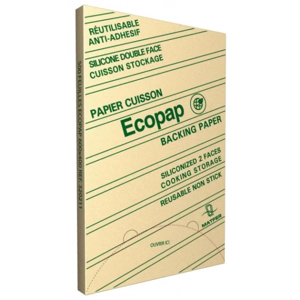 Prestation Et Rapide Vente flash ⌛ Papier Cuisson Ecopap 53 x 32,5 cm Matfer ⌛ 1