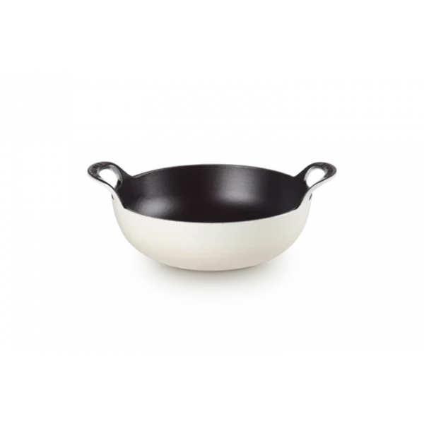 magasin solde Plat Balti En Fonte Rond 24 Cm Meringue Le Creuset 1