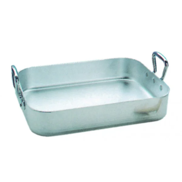 magasin en ligne france MALLARD FERRIERE Plat à Rôtir Aluminium 40 X 30 Cm X H 6,5 Cm 1