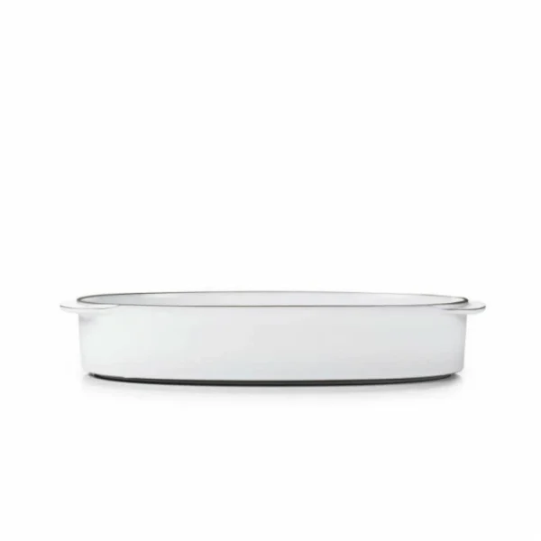 exclusivement disponibles Vente flash ❤️ Plat Oblong Blanc Cumulus 34 x 25 cm Caractère Culinaire Revol ❤️ 4