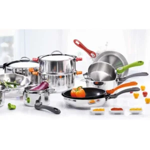 Poêle à Frire Tout Inox Sans Queue Ø 24 Cm Twisty De Buyer nouveau produit 7