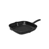 Poêle-gril En Fonte Carré 20 Cm Noir Mat Chasseur outlet 13