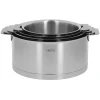 magasins pour Série De 4 Casseroles + Poignée Strate Amovible Inox Cristel 13