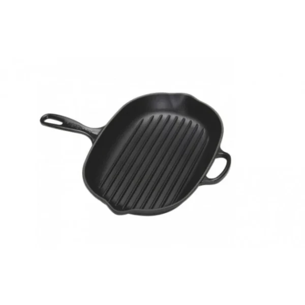 Meilleur Prix Skillet Grill Fonte Ovale Noir 32 Cm Le Creuset 1
