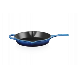 le grand escompte Skillet Rond Profond 26cm En Fonte Azur Le Creuset 10