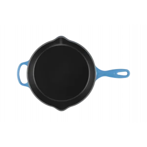 le grand escompte Skillet Rond Profond 26cm En Fonte Azur Le Creuset 12