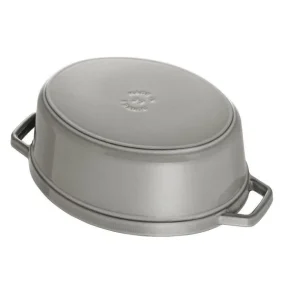 STAUB Cocotte Fonte Ovale 15 Cm Gris Graphite 0,6 L prix abordable 10