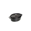 boutiqued en ligne STAUB Cocotte Fonte Ovale 27 Cm Noir Mat 3,2 L 17