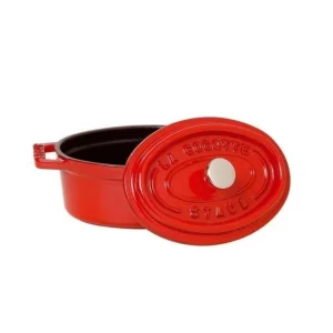 guranteed de qualité STAUB Cocotte Fonte Ovale 31 Cm Rouge Cerise 5,5 L 6