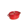 guranteed de qualité STAUB Cocotte Fonte Ovale 31 Cm Rouge Cerise 5,5 L 17