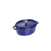 achat pas cher STAUB Cocotte Fonte Ovale 33 Cm Bleu Intense Majolique 6,7 L 25