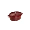 STAUB Cocotte Fonte Ovale 33 Cm Grenadine Majolique 6,7 L Dernières Nouveautés 7