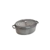 commentaire favorable STAUB Cocotte Fonte Ovale 33 Cm Gris Graphite 6,7 L 10