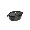 STAUB Cocotte Fonte Ovale 37 Cm Noir Mat 8 L économies garanties 22