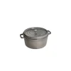 pas cher marque STAUB Cocotte Fonte Ronde 18 Cm Gris Graphite 1,7 L 25