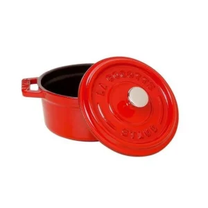 STAUB Cocotte Fonte Ronde 18 Cm Rouge Cerise 1,7 L acheter 6