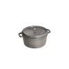 pas cher STAUB Cocotte Fonte Ronde 20 Cm Gris Graphite 2,2 L 5