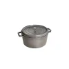 STAUB Cocotte Fonte Ronde 22 Cm Gris Graphite 2,6 L garantie de qualité 22