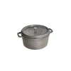 STAUB Cocotte Fonte Ronde 24 Cm Gris Graphite 3,8 L magasin en ligne france 19