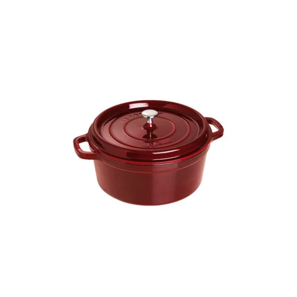 STAUB Cocotte Fonte Ronde 26 Cm Grenadine Majolique 5,2 L meilleur service 1