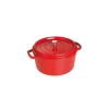 STAUB Cocotte Fonte Ronde 26 Cm Rouge Cerise 5,2 L Meilleur Prix Garanti 22