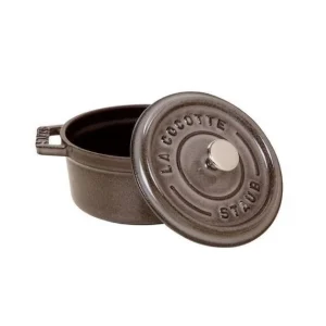 STAUB Cocotte Fonte Ronde 28 Cm Gris Graphite 6,7 L en vente 6