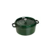 magasin STAUB Cocotte Fonte Ronde 28 Cm Vert Basilic Majolique 6,7 L 17