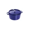 Authentic Original licence STAUB Cocotte Fonte Ronde 30 Cm Bleu Intense Majolique 8,35 L 17