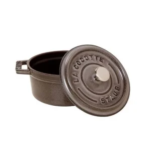 STAUB Cocotte Fonte Ronde 30 Cm Gris Graphite 8,35 L grande marque pas cher 6