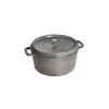 STAUB Cocotte Fonte Ronde 30 Cm Gris Graphite 8,35 L grande marque pas cher 19