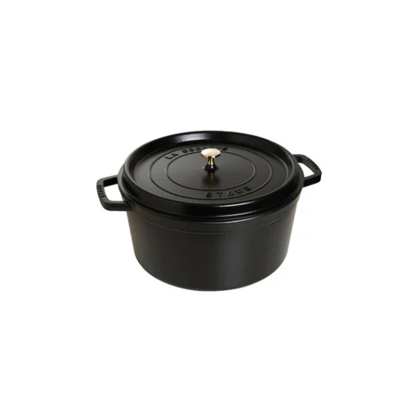 STAUB Cocotte Fonte Ronde 30 Cm Noir Mat 8,35 L magasin en ligne france 1