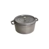 dernière tendance STAUB Cocotte Fonte Ronde 34 Cm Gris Graphite 12,6 L 7