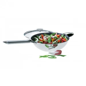 en promotion Wok Casteline Ø 24 Cm Manche Amovible Anti-Adhésif Inox Cristel 12