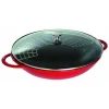 Wok En Fonte 37 Cm Rouge Staub de garantie authentique 22