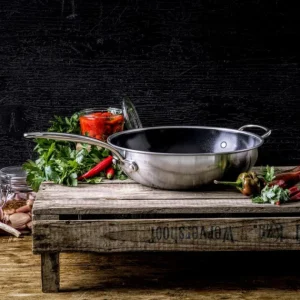 Les achats en ligne Wok Inox Ø 30 Cm PREMIERE GreenPan 19